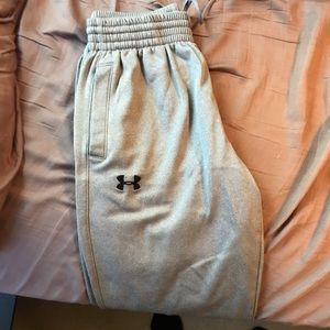 Gray Under Armour Sweat Pants